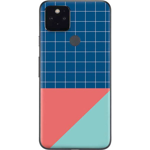 Checkered Split Google Pixel 5 Skin